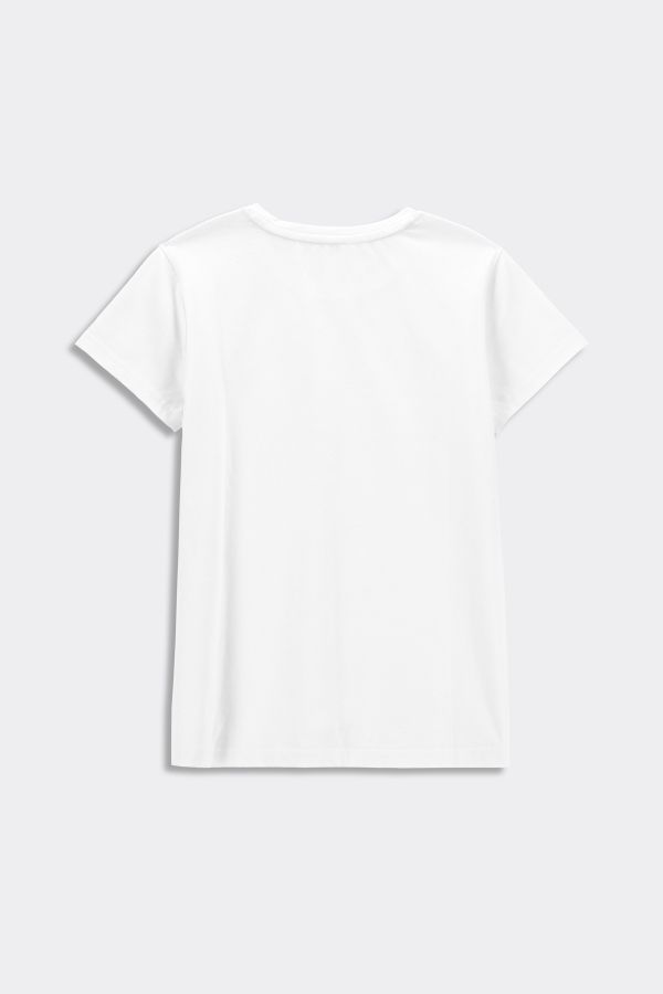Koszulka z krótkim rękawem dziewczęca basic z grafiką 2206232