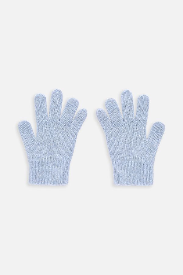 Rękawiczki dziecięce pięciopalczaste swetrowe