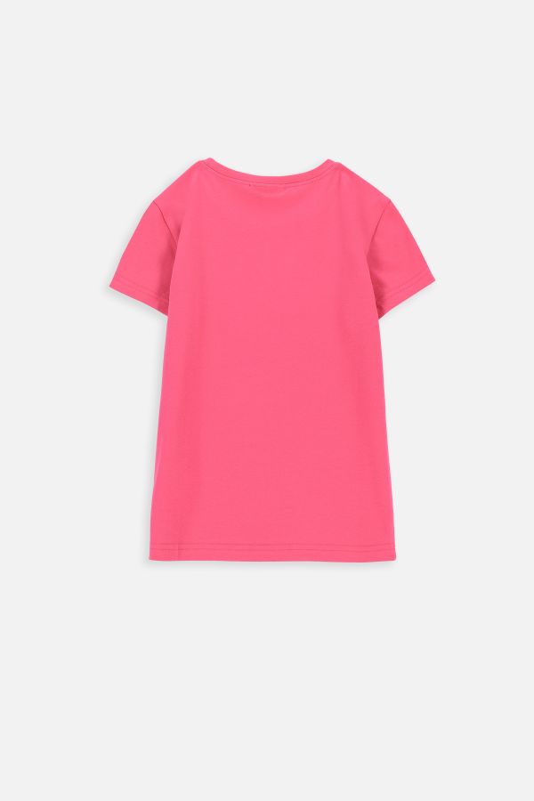 T-shirt z krótkim rękawem różowy z nadrukiem, licencja LOONEY TUNES 2219589