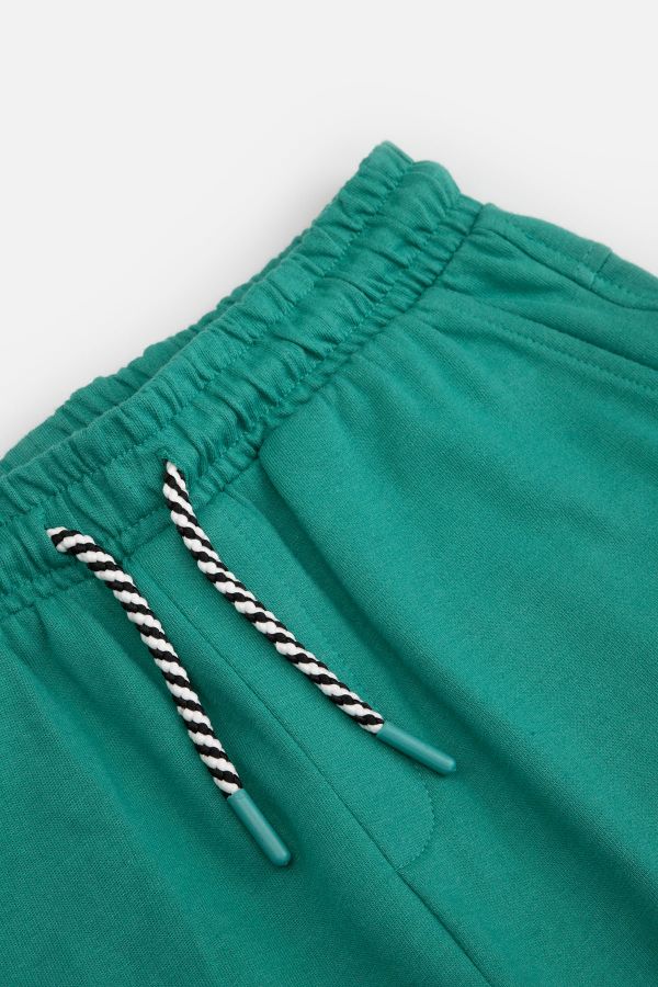 Spodnie dresowe BALLOON zielone z nadrukiem na nogawce 2221798