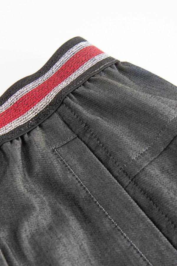 Spódnica tkaninowa w kolorze grafitowym z guzikami 2149300