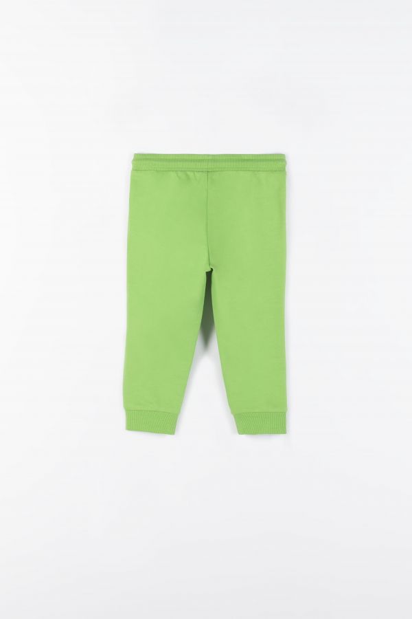 Spodnie dresowe zielone o fasonie REGULAR 2155779