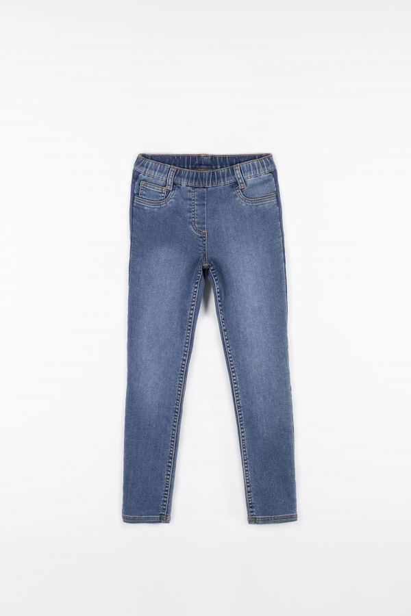 Spodnie jeansowe na gumce dla dziewczynek TREGGINS