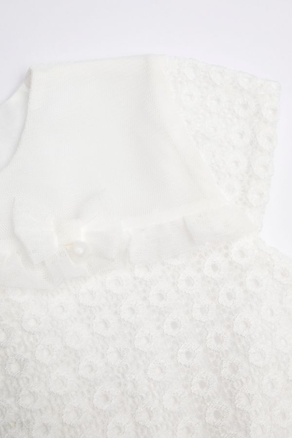 Sukienka tkaninowa biała na bawełnianej podszewce 2157061