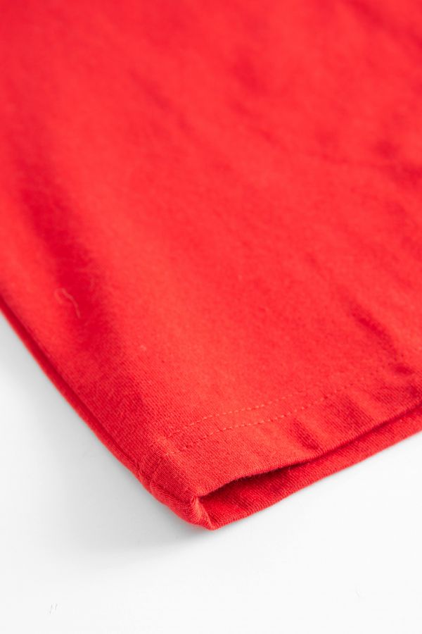T-shirt z krótkim rękawem czerwony z kołnierzem typu polo 2160159