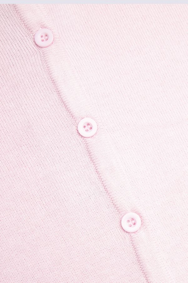 Sweter rozpinany na guziki w kolorze różowym 2160662
