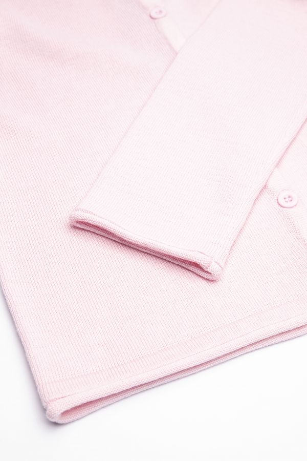 Sweter rozpinany na guziki w kolorze różowym 2160663