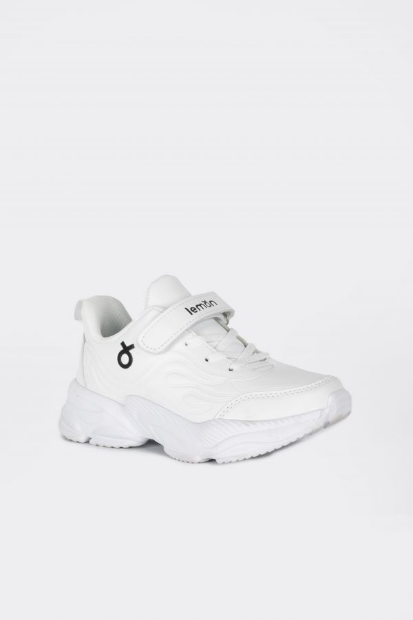 Sneakersy z białą podeszwą 2178767