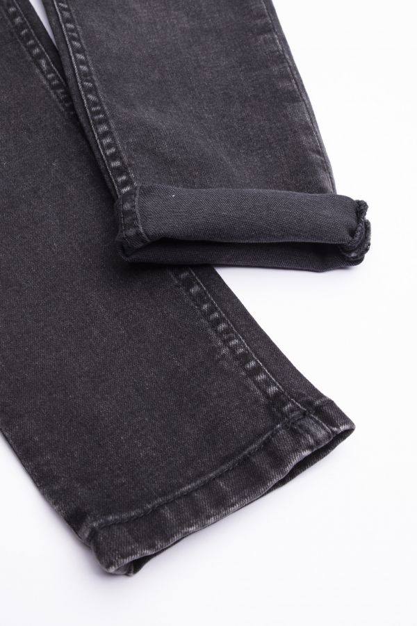 Spodnie jeansowe z efektem sprania o fasonie SLIM 2194054