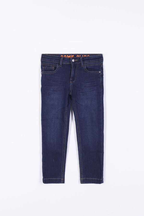 Spodnie jeansowe z efektem sprania o fasonie REGULAR