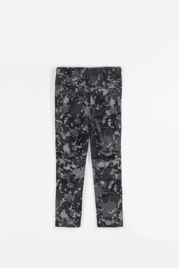 Spodnie jeansowe grafitowe z kieszeniami na nogawkach o fasonie REGULAR 2200176