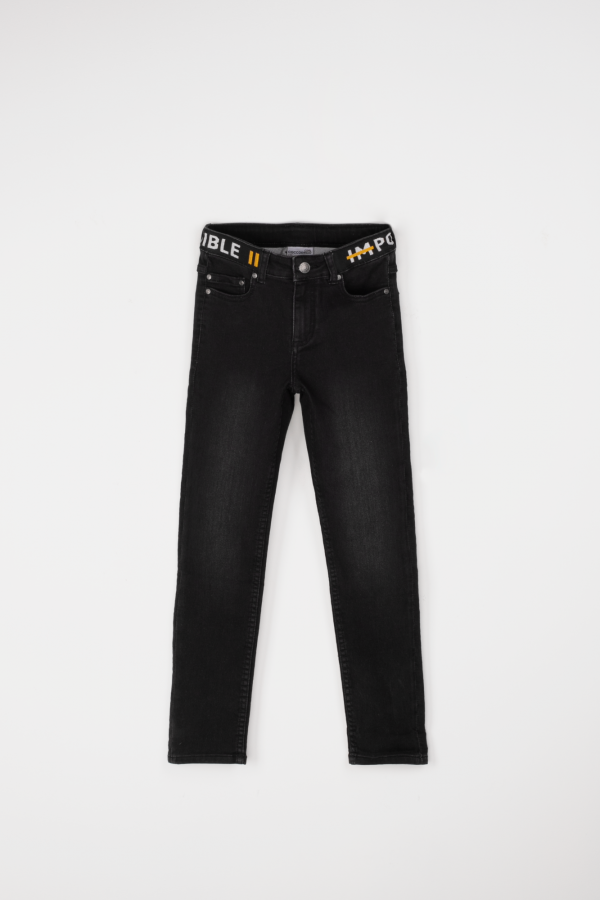 Spodnie jeansowe czarne SLIM FIT 2112667