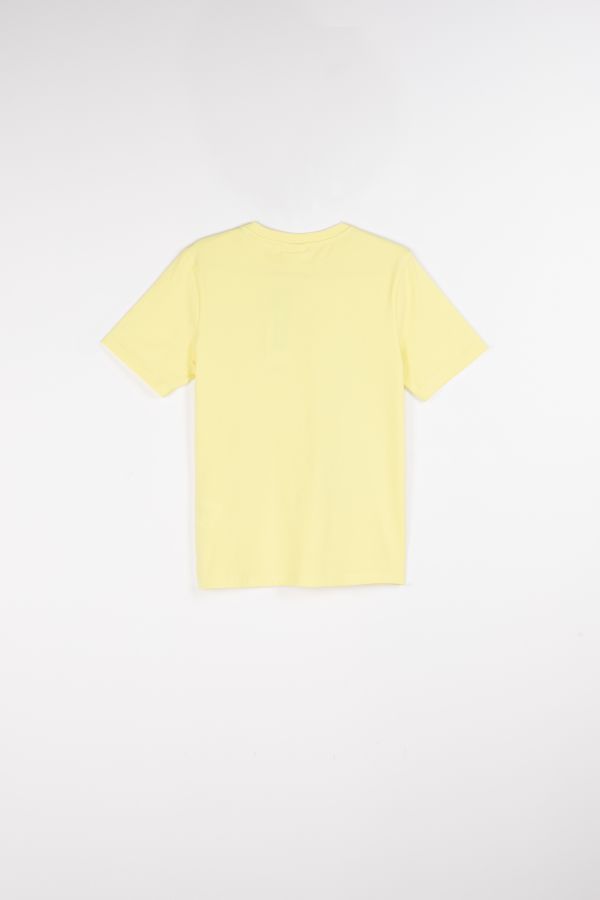 T-shirt z krótkim rękawem żółty z motywem dinozaura 2115690