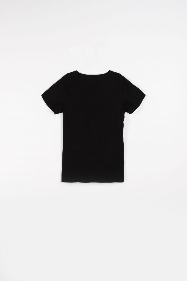 T-shirt z krótkim rękawem czarny z nadrukiem konia 2115904
