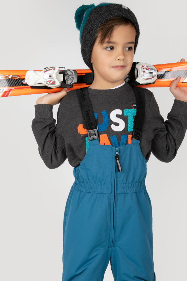 Spodnie narciarskie na szelkach dla chłopca 2123559
