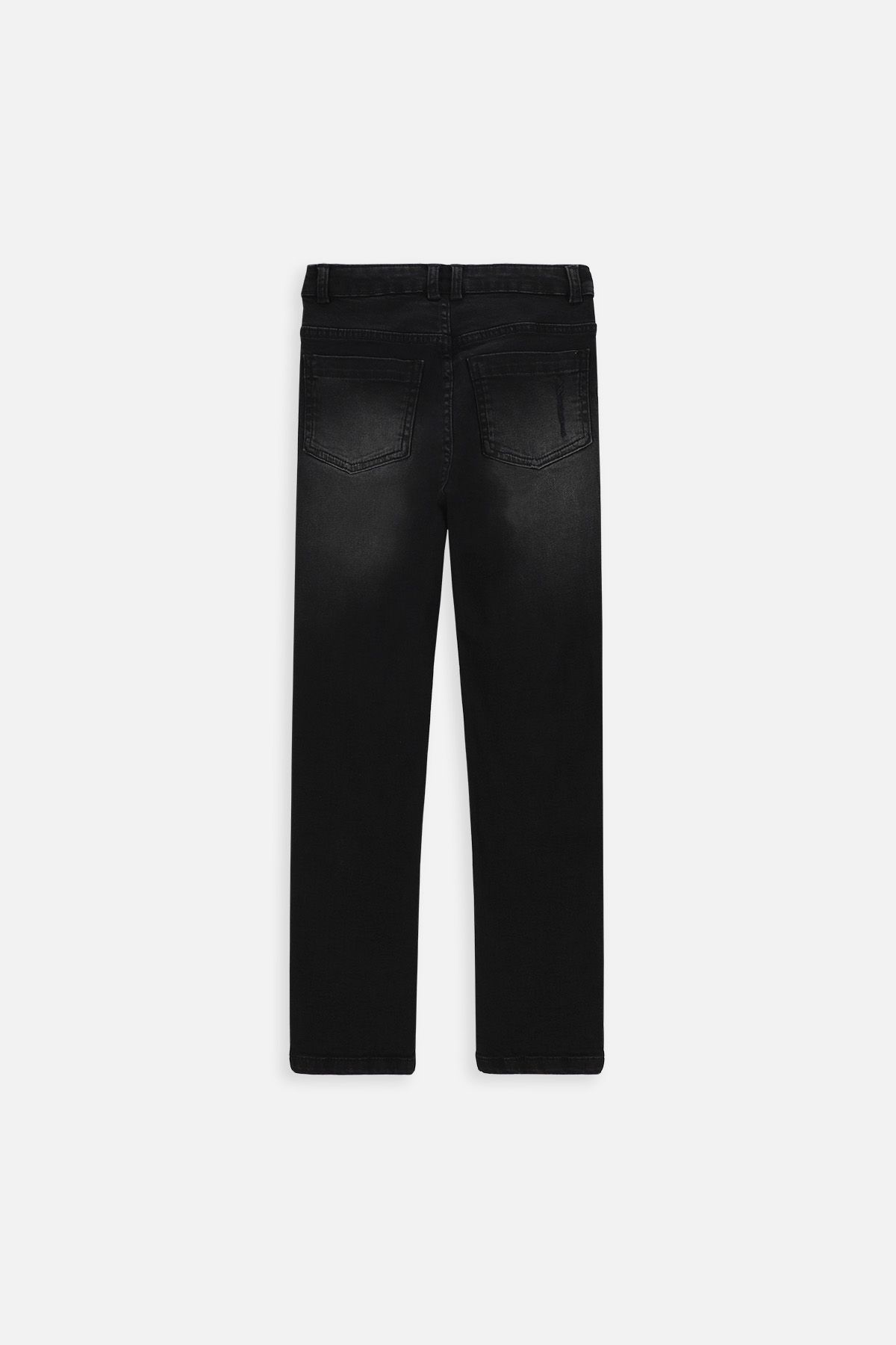 Spodnie jeansowe czarne ze zwężaną nogawką, SLIM LEG 2222041