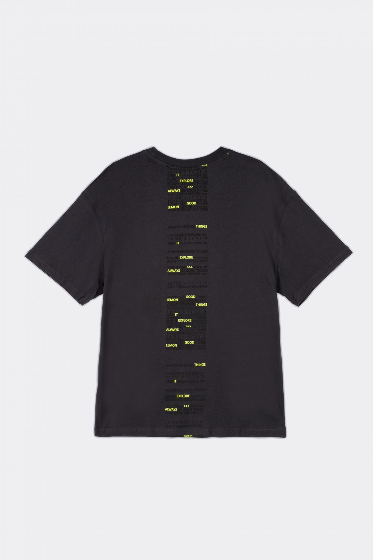 T-shirt z krótkim rękawem z grafiką i opuszczonym ramieniem 2178129