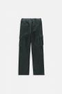 Spodnie tkaninowe zielone sztruksowe o fasonie REGULAR 2226339
