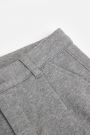 Spodnie dzianinowe szare gładkie z kieszeniami o fasonie SLIM 2226167