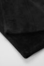 Spodnie dresowe czarne welurowe z szeroką nogawką 2220469