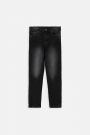 Spodnie jeansowe czarne ze zwężaną nogawką o fasonie SLIM 2222709
