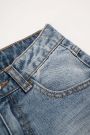 Spodnie jeansowe niebieskie z przetarciami, MOM FIT 2220131