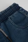 Spodnie jeansowe granatowe joggery z kieszeniami o fasonie REGULAR 2220702
