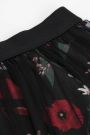 Spódnica tiulowa czarna z kwiatowym printem 2218539