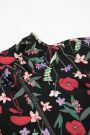 Bluza rozpinana wielokolorowa z kwiatowym printem 2220163