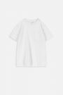 T-shirt z krótkim rękawem biały z kieszonką 2219365