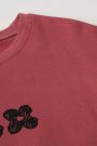 Bluza dresowa czerwona z kwiatkami 2227181