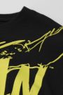 T-shirt z długim rękawem BATMAN czarny z napisem 2225235