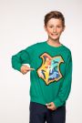 T-shirt z długim rękawem HARRY POTTER zielony z herbem Hogwartu 2222950