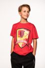 T-shirt z krótkim rękawem HARRY POTTER czerwony z herbem Gryffindor 2226874