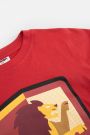 T-shirt z krótkim rękawem HARRY POTTER czerwony z herbem Gryffindor 2221974