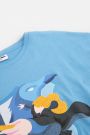 T-shirt z krótkim rękawem HARRY POTTER błękitny z nadrukiem - Ravenclaw 2222335