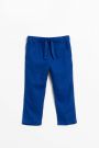 Spodnie tkaninowe długie w kolorze niebieskim 2148072