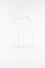 Sukienka tkaninowa biała na bawełnianej podszewce 2157054