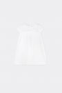 Sukienka tkaninowa biała na bawełnianej podszewce 2157059