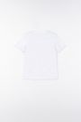 T-shirt z krótkim rękawem biały z kolorowym nadrukiem z przodu 2159457