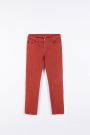 Spodnie jeansowe w kolorze czerwonym o fasonie REGULAR 2194078