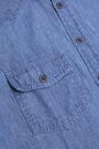 Koszula jeansowa z długim rękawem w kolorze niebieskim  2195978