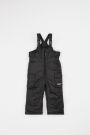 Spodnie zimowe czarne z szelkami i poliestrową podszewką 2200251