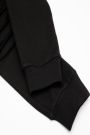 Spodnie dresowe czarne z wiązaniem w pasie o fasonie REGULAR 2111604