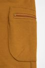 Spodnie dresowe miodowe z wiązaniem w pasie o fasonie SLIM 2111769