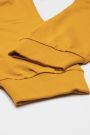 Spodnie dresowe miodowe gładkie wiązane w pasie o fasonie REGULAR 2111832