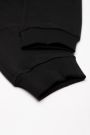 Spodnie dresowe czarne gładkie wiązane w pasie o fasonie REGULAR 2111837