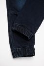 Spodnie jeansowe granatowe z wiązaniem w pasie JOGGER 2112658