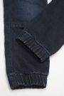 Spodnie jeansowe granatowe z wiązaniem w pasie JOGGER 2112688