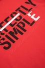 T-shirt z długim rękawem czerwony z nadrukiem 2115164